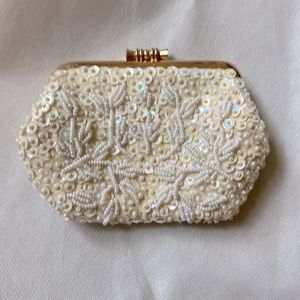 Vintage Hand Beaded Coin Purse